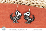 Halloween Skeleton Earring Bundle - SVG Files for Laser Cutter Wispy Willow Designs Company