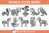 Halloween Skeleton SVG Bundle | Animal Skeleton Collection Wispy Willow Designs Company