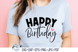 Happy Birthday SVG Wispy Willow Designs Company