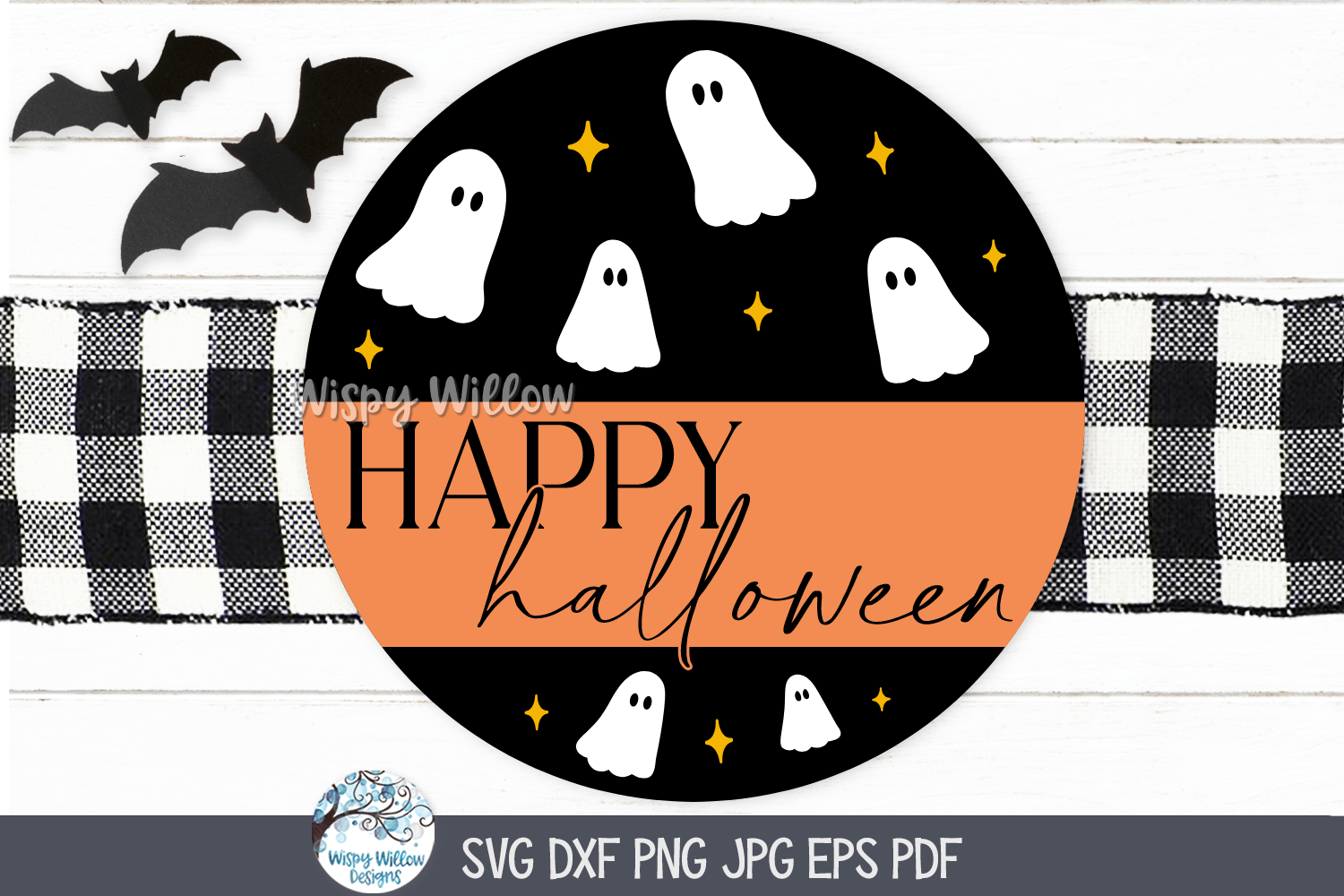 Happy Halloween SVG | Halloween Celebration Design Wispy Willow Designs Company