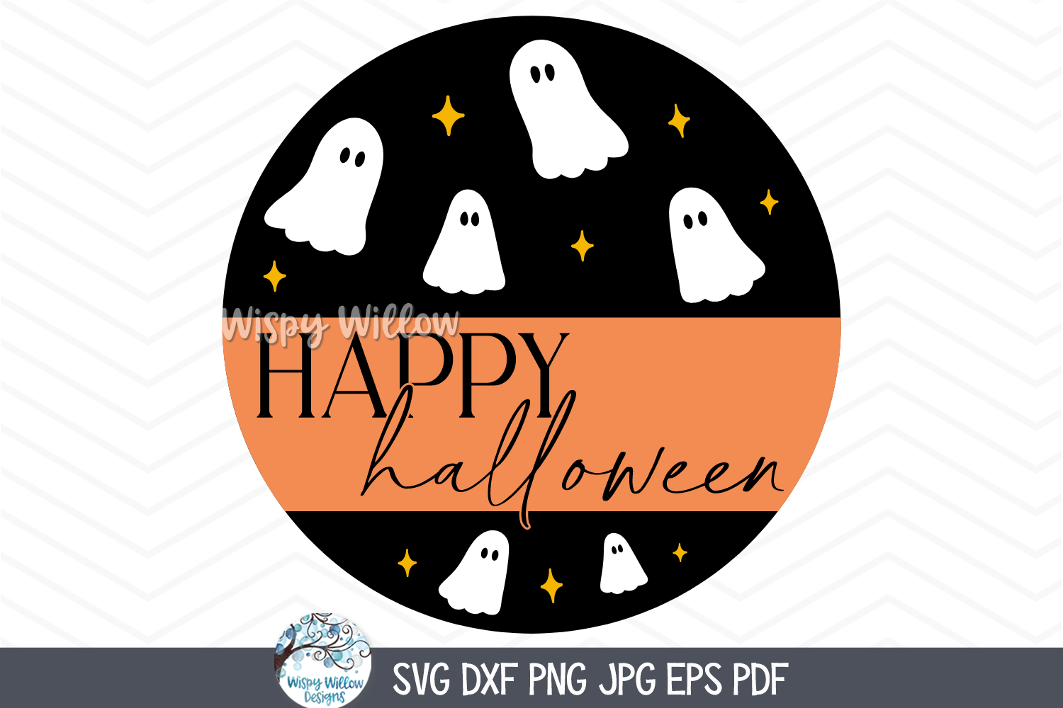 Happy Halloween SVG | Halloween Celebration Design Wispy Willow Designs Company