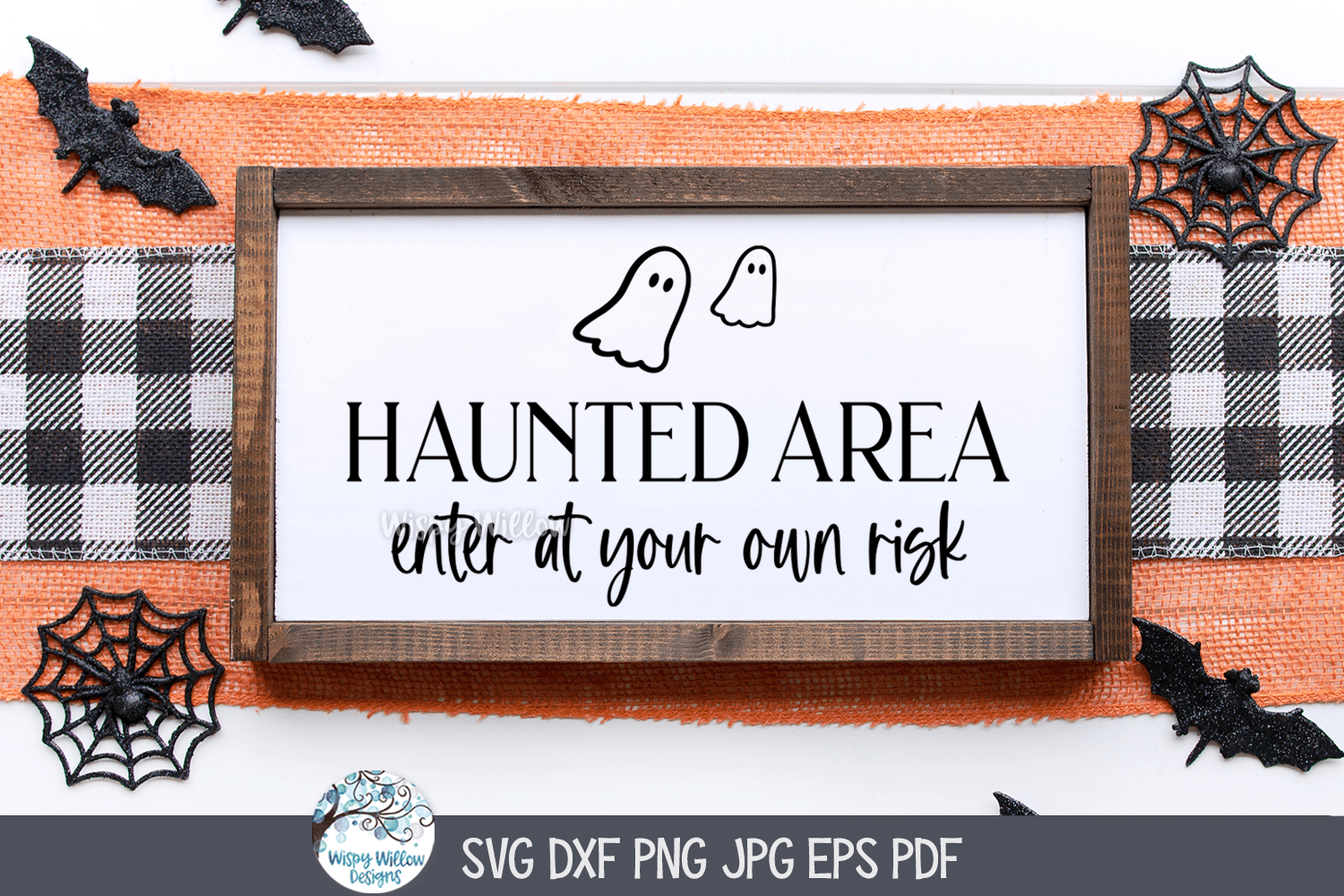 Haunted Area SVG | Enter If You Dare Design Wispy Willow Designs Company