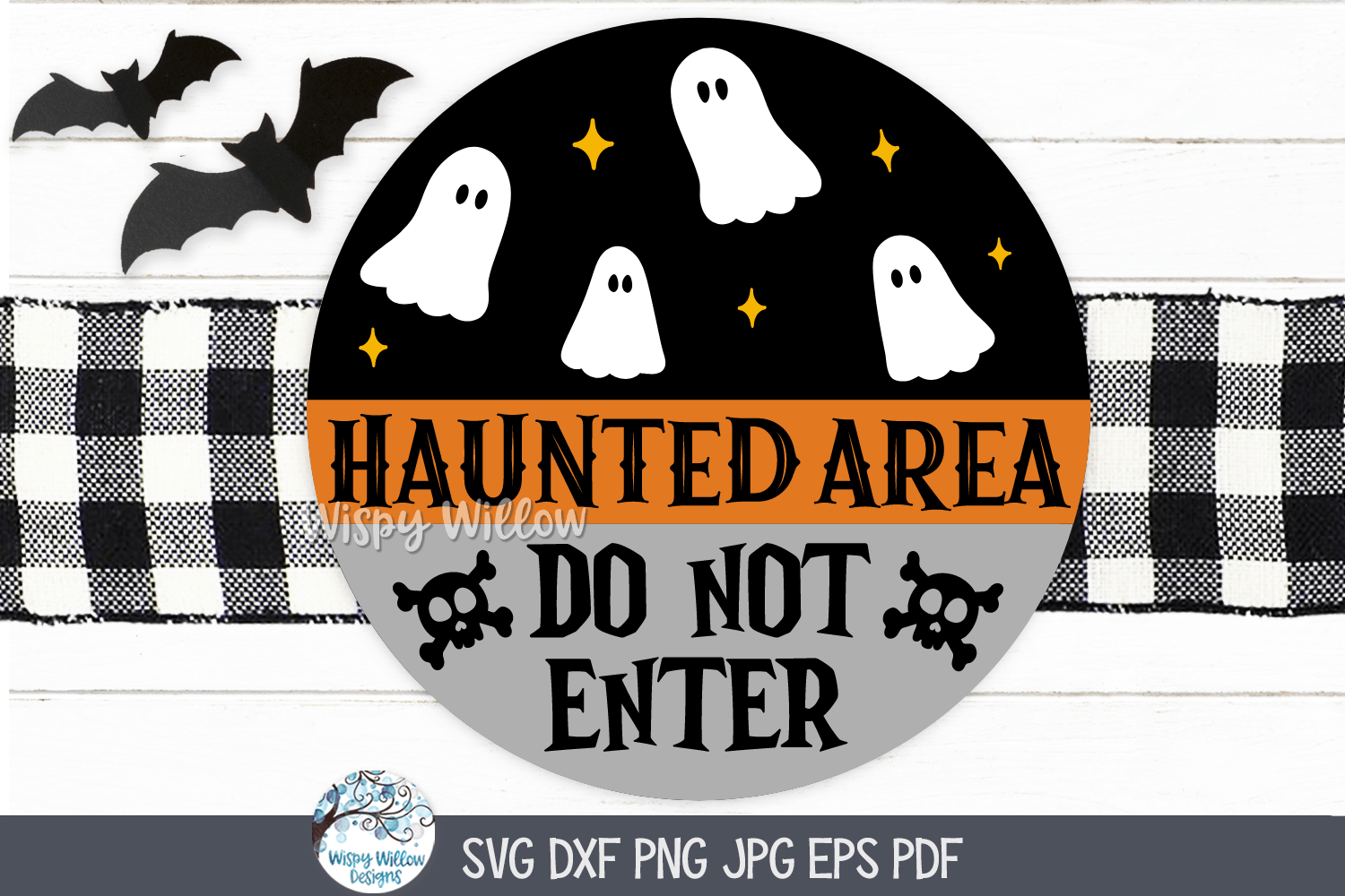 Haunted Area SVG | Spooky House Design Wispy Willow Designs Company