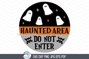 Haunted Area SVG | Spooky House Design Wispy Willow Designs Company