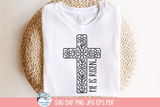 He Is Risen SVG | Floral Cross for Easter Wispy Willow Designs Company