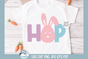 Hop SVG | Funny Easter Bunny Wispy Willow Designs Company