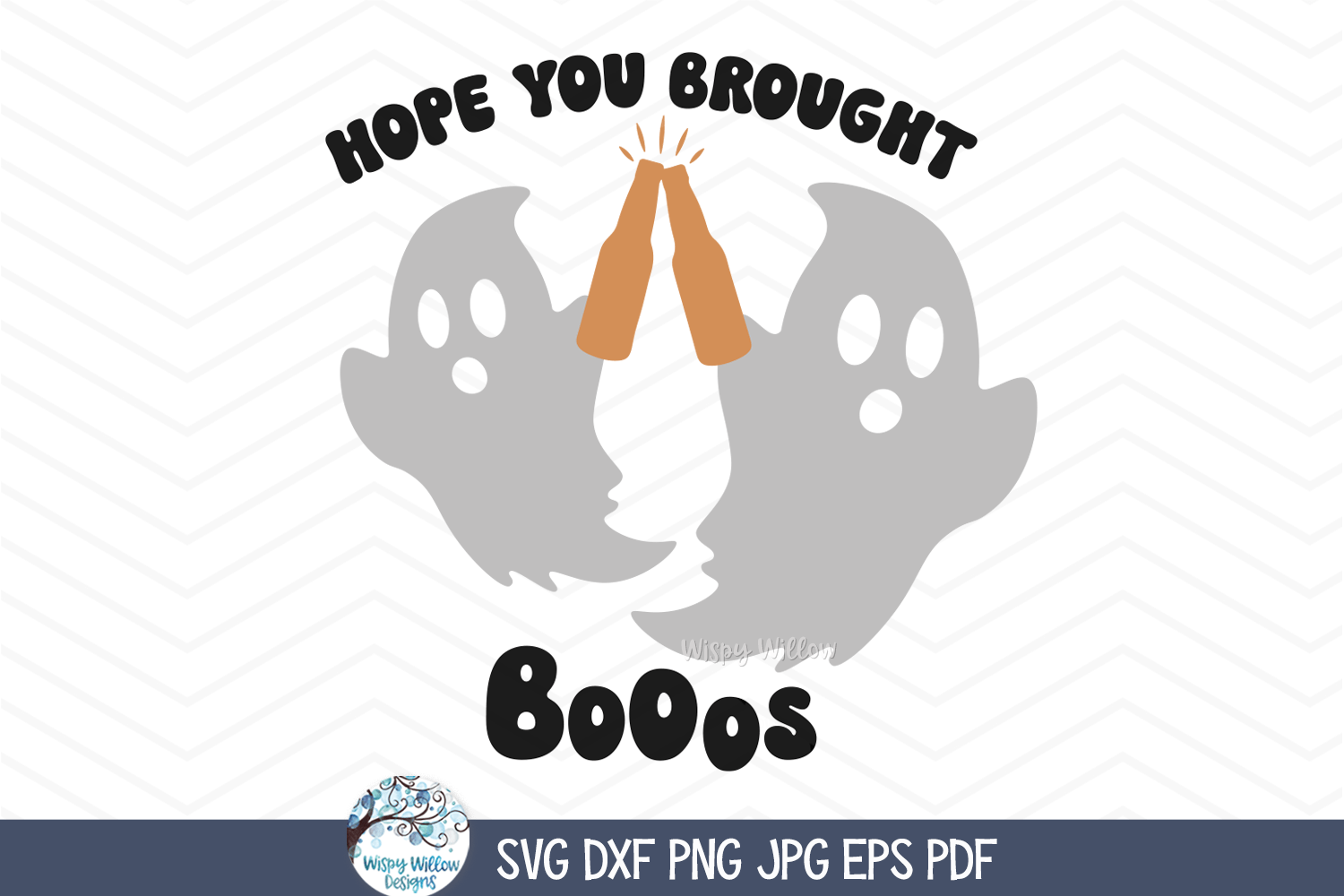 Hope You Brought Boos SVG | Halloween Welcome Sign Wispy Willow Designs Company