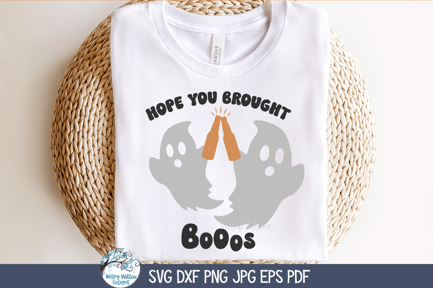 Hope You Brought Boos SVG | Halloween Welcome Sign Wispy Willow Designs Company