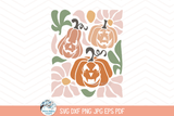 Jack O Lantern Pink SVG | Cute Halloween Pumpkin Design Wispy Willow Designs Company