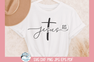 Jesus SVG | Christ and Cross ClipArt Wispy Willow Designs Company