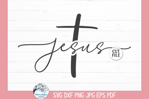 Jesus SVG | Christ and Cross ClipArt Wispy Willow Designs Company