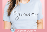 Jesus SVG | Religious Cursive Script Design Wispy Willow Designs Company