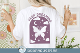 Keep Dreaming SVG | Celestial Butterfly Design Wispy Willow Designs Company