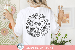 Let Your Light Shine SVG |  Inspirational Quote Wispy Willow Designs Company