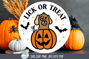 Lick Or Treat SVG | Fun Halloween Candy Design Wispy Willow Designs Company