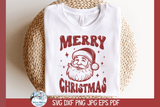 Merry Christmas Santa SVG | Christmas Design SVG Wispy Willow Designs Company