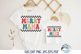 Merry Mama Mini SVG | Christmas Design SVG Wispy Willow Designs Company