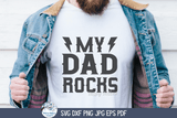 My Dad Rocks SVG | Perfect Gift Design for Cool Fathers Wispy Willow Designs Company