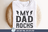 My Dad Rocks SVG | Perfect Gift Design for Cool Fathers Wispy Willow Designs Company