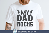 My Dad Rocks SVG | Perfect Gift Design for Cool Fathers Wispy Willow Designs Company