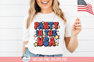 Party In The USA SVG | Independence Day Design Wispy Willow Designs Company