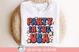 Party In The USA SVG | Independence Day Design Wispy Willow Designs Company