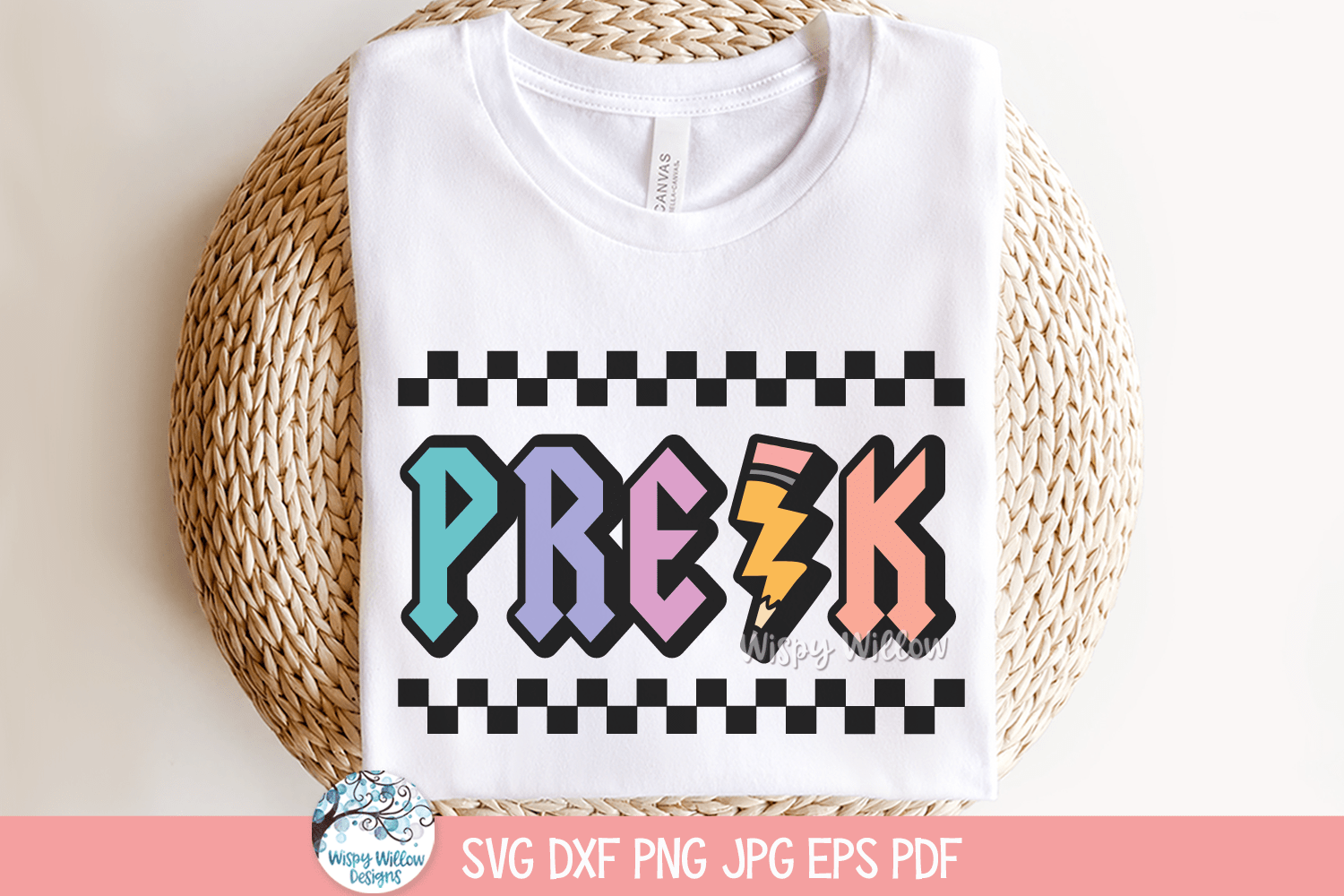 PreK SVG | Retro Back to School Design Wispy Willow Designs Company