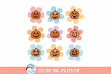 Pumpkin Flowers SVG | Autumn Design Set Wispy Willow Designs Company