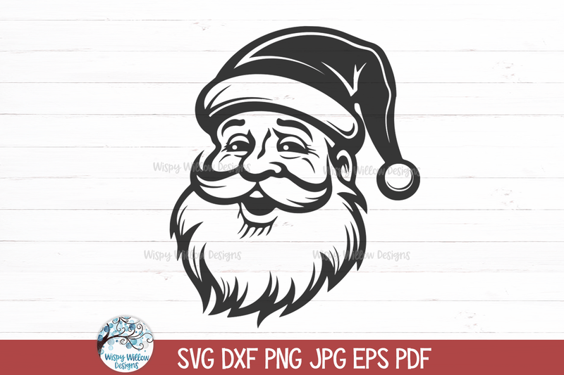 Santa Boot Print Stencil SVG  Christmas SVG – Wispy Willow Designs