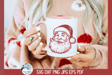 Santa SVG | Christmas Design SVG Wispy Willow Designs Company