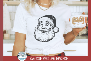 Santa SVG | Christmas Design SVG Wispy Willow Designs Company