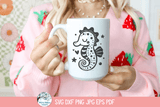 Seahorse SVG | Summer Beach Animal PNG Wispy Willow Designs Company