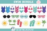 Swim SVG Bundle | Beachwear Designs Wispy Willow Designs Company