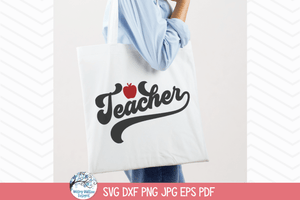 Teacher SVG | Vintage School Art Wispy Willow Designs Company