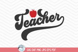 Teacher SVG | Vintage School Art Wispy Willow Designs Company