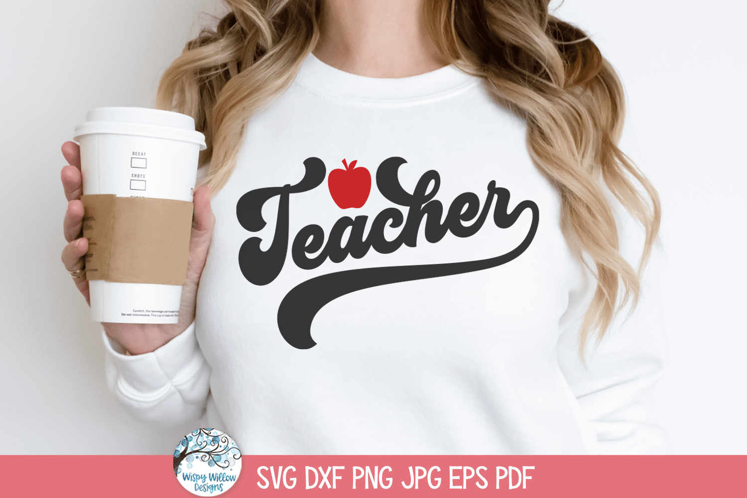 Teacher SVG | Vintage School Art Wispy Willow Designs Company