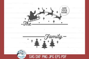 The Family Ornament SVG | Christmas Design SVG Wispy Willow Designs Company