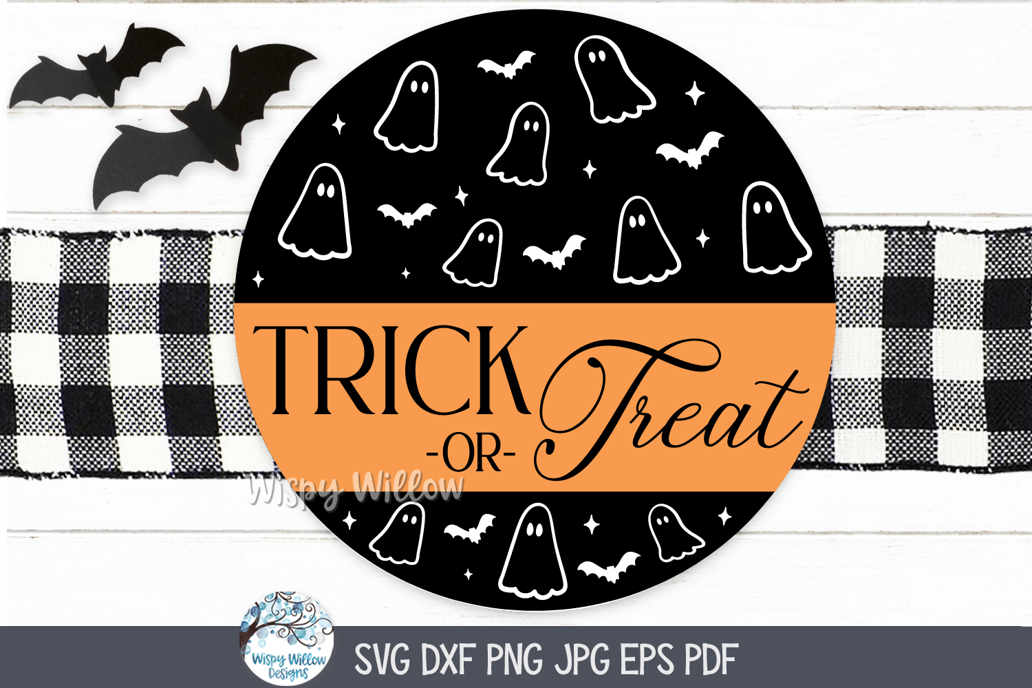 Trick Or Treat SVG | Classic Halloween Design Wispy Willow Designs Company