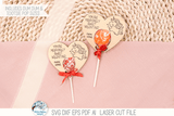 Valentine's Day Lollipop Holder Bundle - SVG File for Laser Cutter Wispy Willow Designs Company