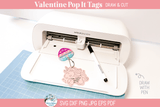 Valentine's Day Pop It Gift Keychain SVG Bundle for Cricut Wispy Willow Designs Company