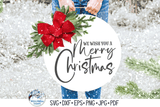 We Wish You A Merry Christmas SVG | Classic Christmas Song Design Wispy Willow Designs Company