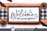 Welcome SVG | Festive Halloween Greeting Wispy Willow Designs Company