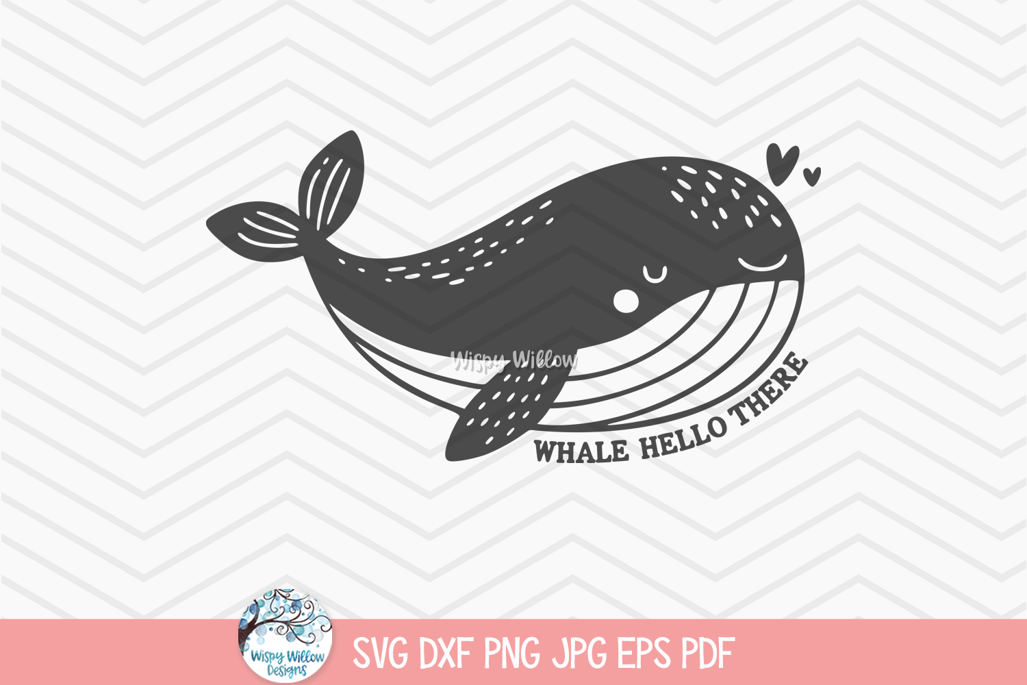 Whale SVG | Baby Shower Design Wispy Willow Designs Company