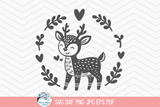 Woodland Bundle SVG | Woodland Creatures Illustration Bundle Wispy Willow Designs Company