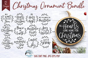 Christmas Craft Starter SVG Bundle | Holiday SVG Bundle Pack Wispy Willow Designs Company