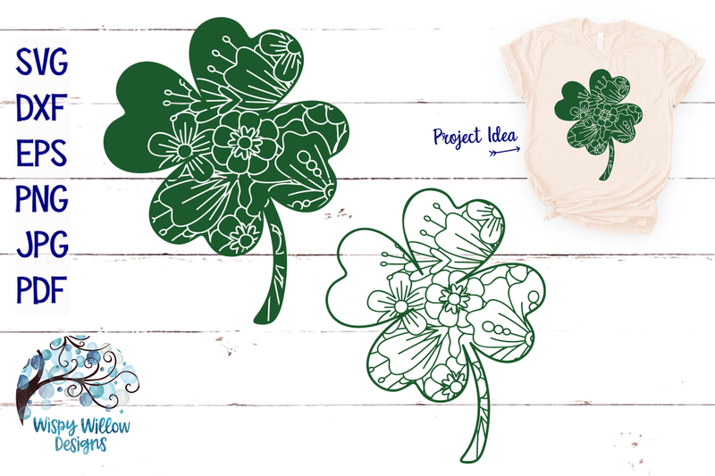 4 leaf clover-Sublimation Tumbler PNG