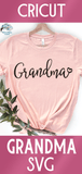 Grandma with Heart SVG Wispy Willow Designs Company