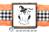 Halloween Witch Ghost SVG Wispy Willow Designs Company