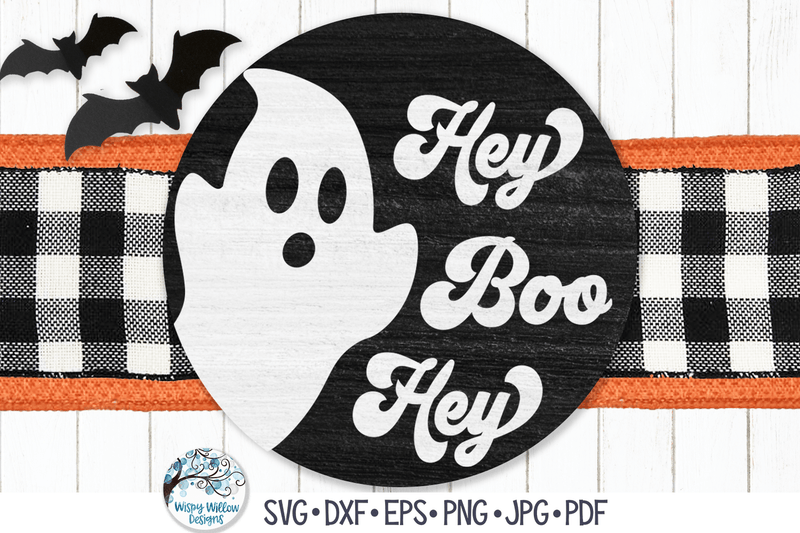 Retro Just Boo It Halloween Swoosh SVG Cutting Digital File