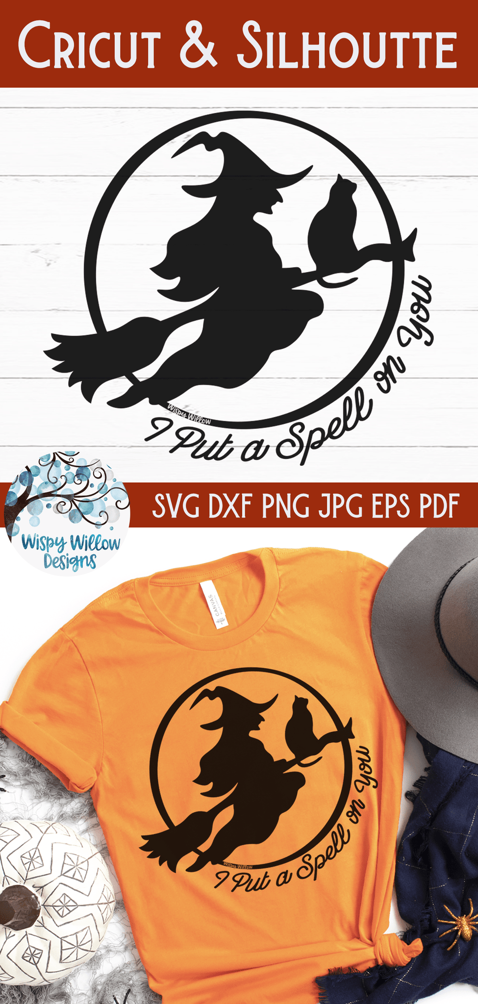 i put a spell on you, halloween free svg file - SVG Heart